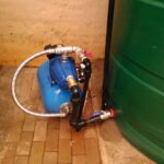 Community water supply from a borehole.