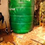 Geothermal energy extraction from a borehole.